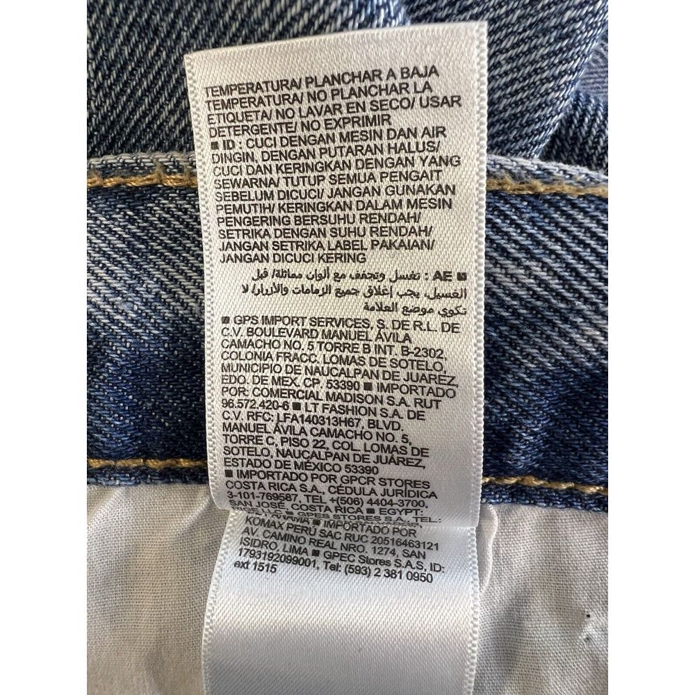 Old Navy Jeans High Rise Tapered Blue‎ Denim Womens Size 12 Y2K - Picture 5 of 9